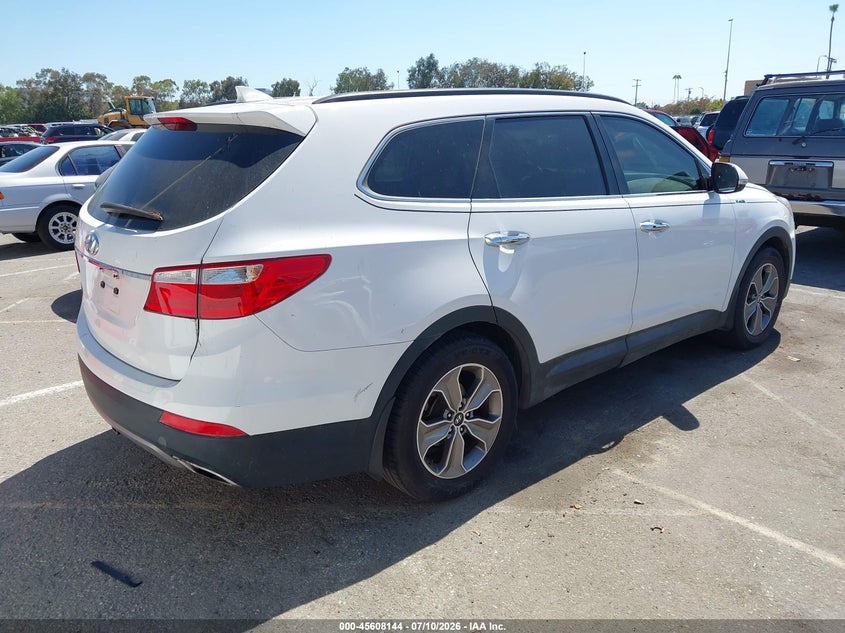 2014 Hyundai Santa fe VIN KM8SN4HF7EU039383 IAAI salvage auction — NORMAL WEAR, Clear - Dealer Only (California), sold $1,200 on 2026-07-23 (photo 4)