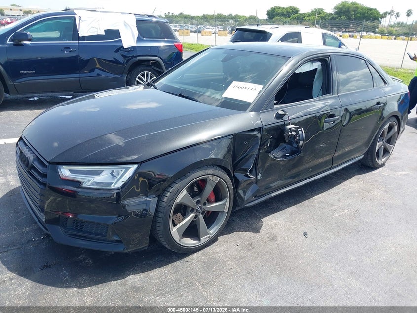 2018 Audi S4 VIN WAUB4BF42JA111676 IAAI salvage auction — LEFT SIDE, Salvage Title, sold $8,300 on 2026-08-13 (photo 6)