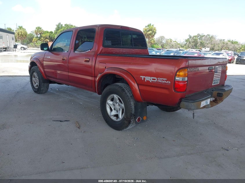 2004 Toyota Tacoma VIN 5TEGN92N74Z457701 IAAI salvage auction — NORMAL WEAR, Clear (Florida), sold $875 on 2026-07-28 (photo 3)