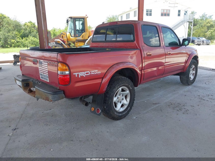 2004 Toyota Tacoma VIN 5TEGN92N74Z457701 IAAI salvage auction — NORMAL WEAR, Clear (Florida), sold $875 on 2026-07-28 (photo 4)