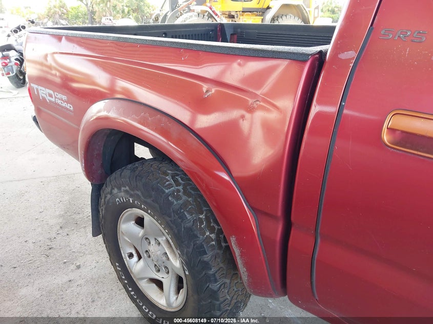 2004 Toyota Tacoma VIN 5TEGN92N74Z457701 IAAI salvage auction — NORMAL WEAR, Clear (Florida), sold $875 on 2026-07-28 (photo 6)