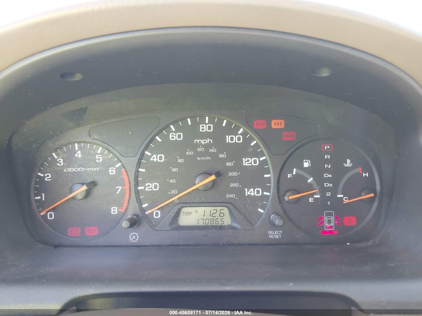 2000 Honda Accord VIN JHMCG5679YC014692 IAAI salvage auction — FRONT END, Clear - Dealer Only (California), sold $225 on 2026-07-29 (photo 7)