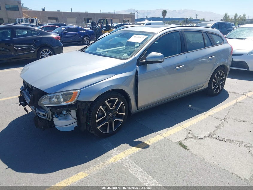 2018 Volvo V60 VIN YV140MSL7J2398226 IAAI salvage auction — FRONT END, Salvage (California), sold $625 on 2026-07-29 (photo 2)