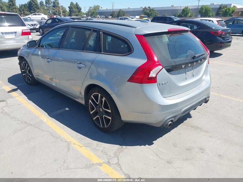 2018 Volvo V60 VIN YV140MSL7J2398226 IAAI salvage auction — FRONT END, Salvage (California), sold $625 on 2026-07-29 (photo 3)