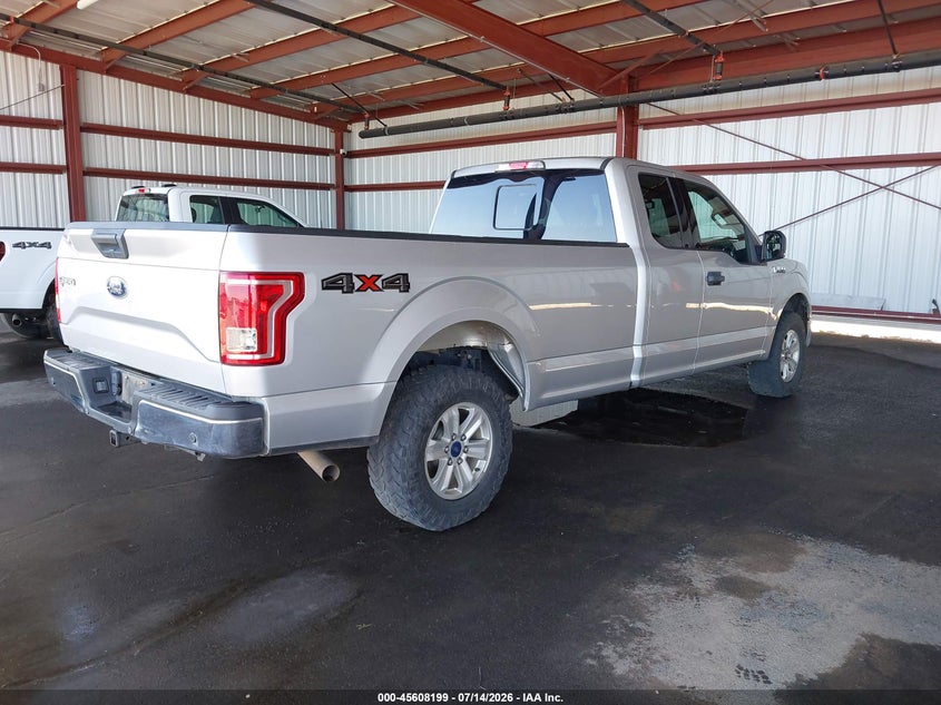 2017 Ford F-150 VIN 1FTEX1EFXHKC14241 IAAI salvage auction — NORMAL WEAR, Sf97 (California), sold $12,200 on 2026-07-30 (photo 4)