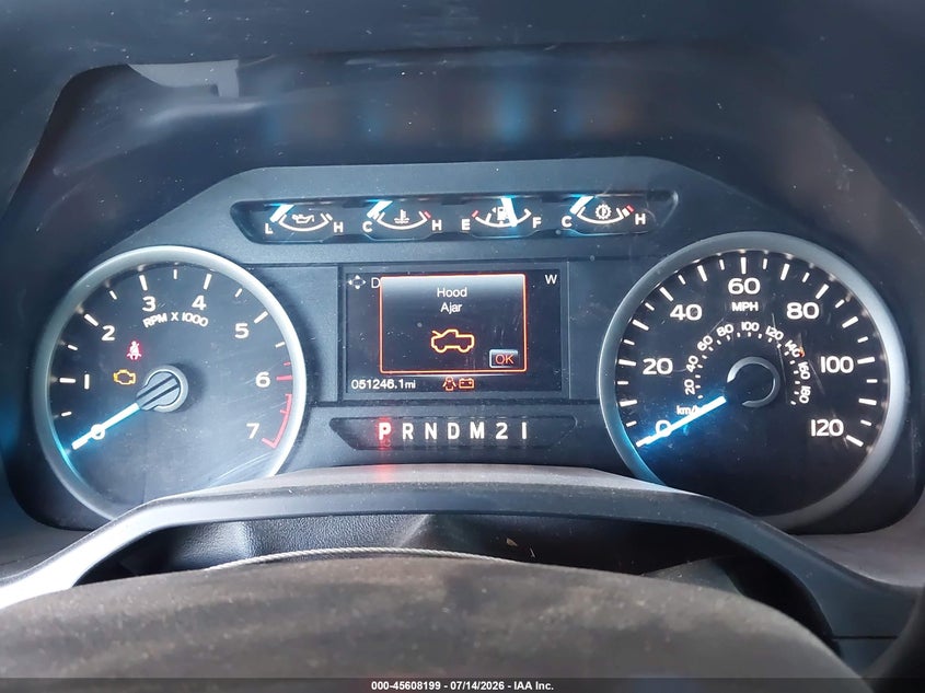 2017 Ford F-150 VIN 1FTEX1EFXHKC14241 IAAI salvage auction — NORMAL WEAR, Sf97 (California), sold $12,200 on 2026-07-30 (photo 7)