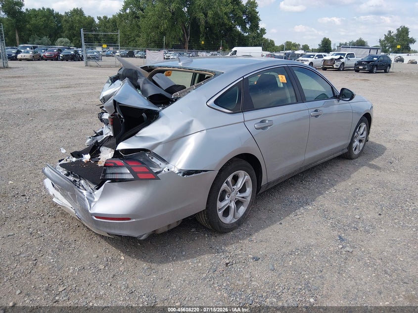 2026 Honda Accord VIN 1HGCY1F2XTA030000 IAAI salvage auction — REAR END, Enterprise Vehicles Clear Only (Washington), sold $13,000 on 2026-07-30 (photo 4)