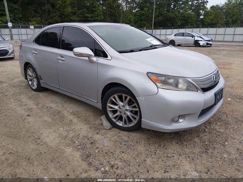 2010 Lexus Hs 250h VIN JTHBB1BAXA2006682 IAAI salvage auction — FRONT END, Clear (Georgia), sold $750 on 2026-07-30 (photo 1)