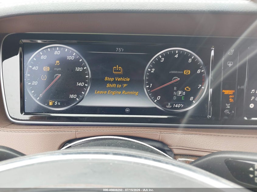 2015 Mercedes-benz S class VIN WDDUG8CB0FA070406 IAAI salvage auction — NORMAL WEAR, Original (Texas), sold $5,550 on 2026-08-05 (photo 7)