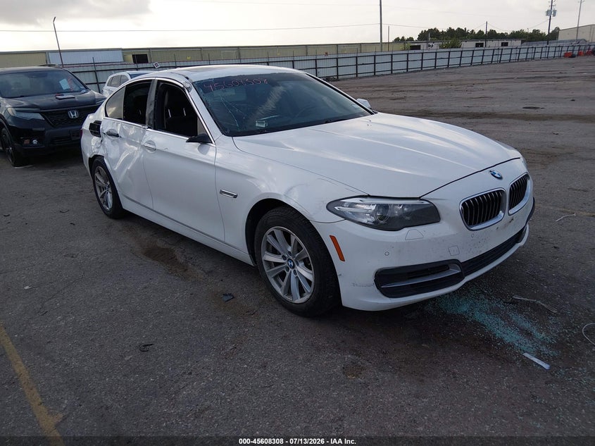 2014 BMW 5er VIN WBA5A5C52ED500259 IAAI salvage auction — RIGHT SIDE, Salvage Title, sold $1,500 on 2026-08-12 (photo 1)