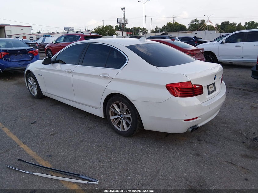 2014 BMW 5er VIN WBA5A5C52ED500259 IAAI salvage auction — RIGHT SIDE, Salvage Title, sold $1,500 on 2026-08-12 (photo 3)