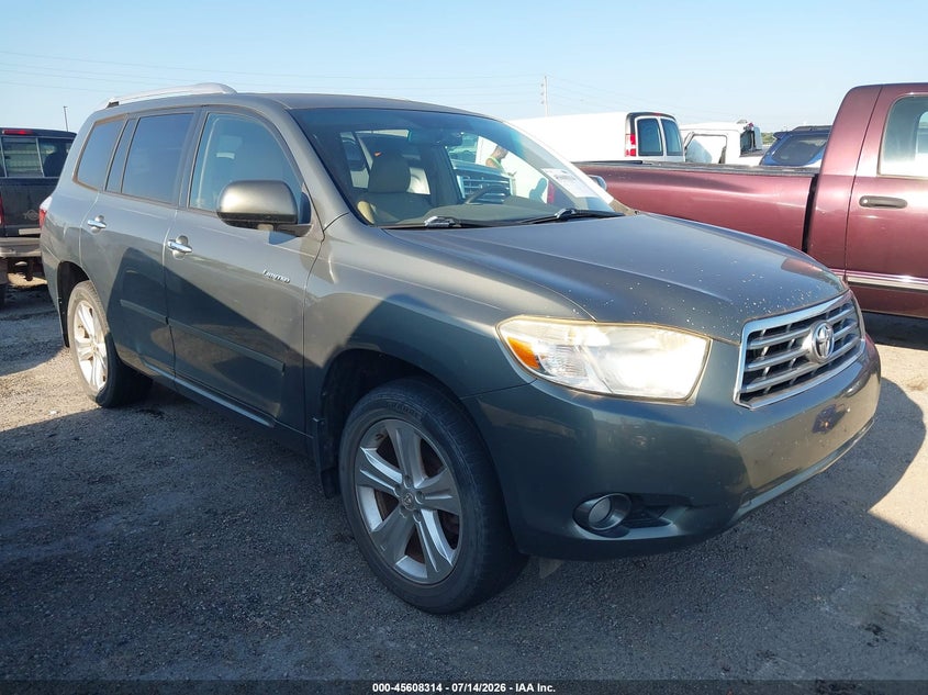 2008 Toyota Highlander VIN JTEDS42A582038652 IAAI salvage auction — NORMAL WEAR, Clear (Oklahoma), sold $1,600 on 2026-07-28 (photo 1)