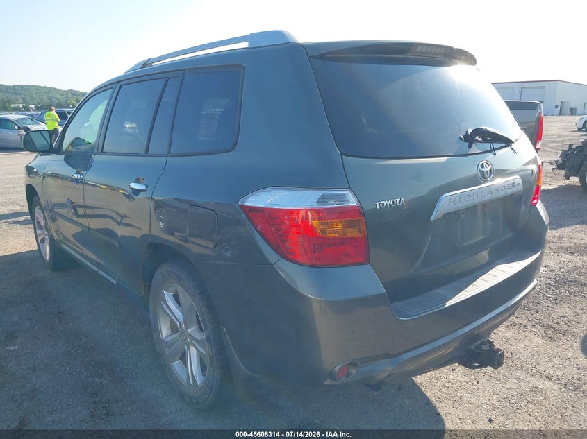 2008 Toyota Highlander VIN JTEDS42A582038652 IAAI salvage auction — NORMAL WEAR, Clear (Oklahoma), sold $1,600 on 2026-07-28 (photo 3)