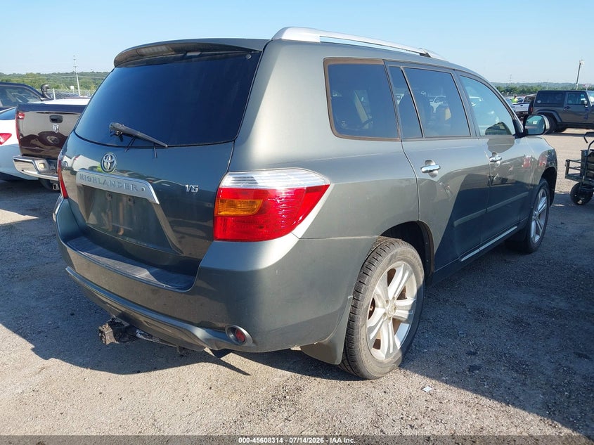 2008 Toyota Highlander VIN JTEDS42A582038652 IAAI salvage auction — NORMAL WEAR, Clear (Oklahoma), sold $1,600 on 2026-07-28 (photo 4)