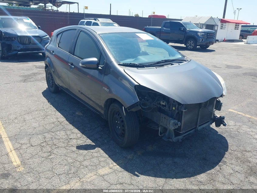 2015 Toyota Prius c VIN JTDKDTB35F1108493 IAAI salvage auction — FRONT & REAR, Salvage (California), sold $200 on 2026-07-29 (photo 1)