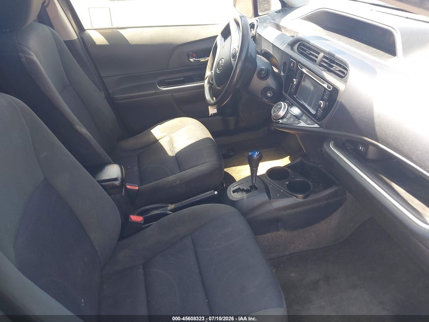 2015 Toyota Prius c VIN JTDKDTB35F1108493 IAAI salvage auction — FRONT & REAR, Salvage (California), sold $200 on 2026-07-29 (photo 5)