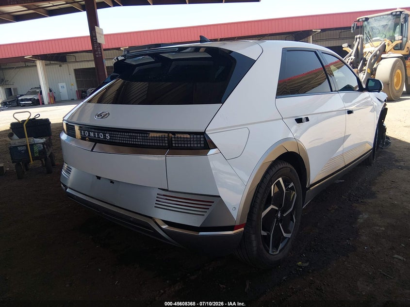 2024 Hyundai Ioniq 5 VIN KM8KR4DE5RU329452 IAAI salvage auction — RIGHT FRONT, Wait Title, sold $9,900 on 2026-08-22 (photo 4)