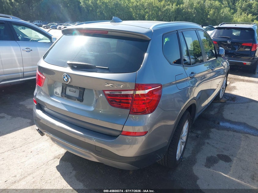 2017 BMW X3 VIN 5UXWX9C33H0T18317 IAAI salvage auction — REAR END, Salvage Title, sold $3,300 on 2026-09-02 (photo 4)