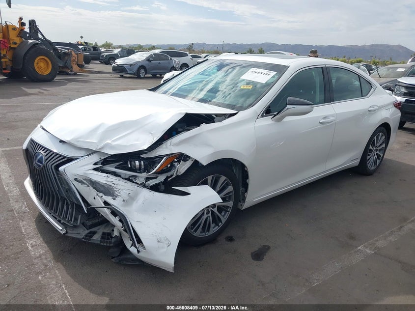 2019 Lexus ES VIN 58AB21B10KU004290 IAAI salvage auction — LEFT FRONT, Salvage (Arizona), sold $7,700 on 2026-07-31 (photo 2)