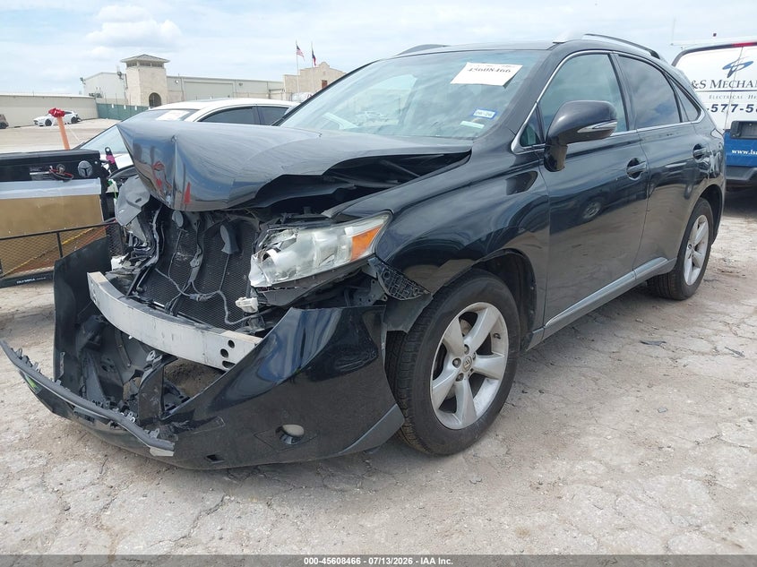 2012 Lexus Rx VIN 2T2BK1BA1CC153734 IAAI salvage auction — FRONT END, Original (Texas), sold $5,350 on 2026-10-05 (photo 2)