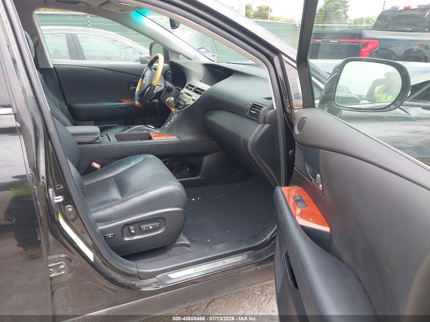 2012 Lexus Rx VIN 2T2BK1BA1CC153734 IAAI salvage auction — FRONT END, Original (Texas), sold $5,350 on 2026-10-05 (photo 5)
