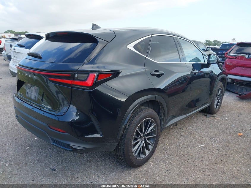 2024 Lexus Nx VIN JTJGKCEZ5R5021683 IAAI salvage auction — Burn Engine, Salvage Title, sold $23,625 on 2026-08-11 (photo 4)
