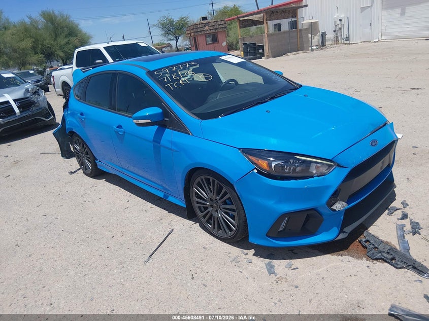 2017 Ford Focus rs VIN WF0DP3THXH4120633 IAAI salvage auction — REAR END, Salvage Title, sold $8,250 on 2026-08-06 (photo 1)