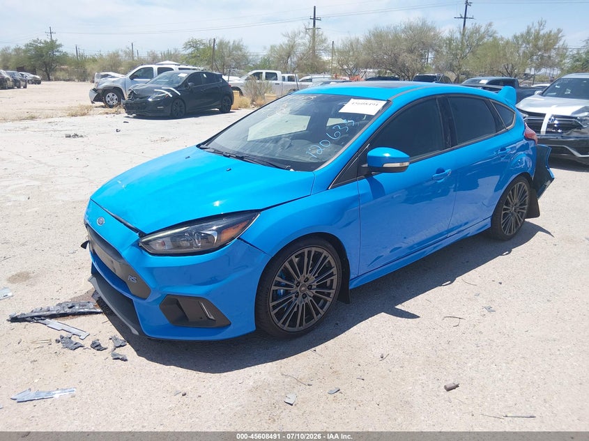 2017 Ford Focus rs VIN WF0DP3THXH4120633 IAAI salvage auction — REAR END, Salvage Title, sold $8,250 on 2026-08-06 (photo 2)