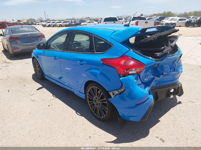 2017 Ford Focus rs VIN WF0DP3THXH4120633 IAAI salvage auction — REAR END, Salvage Title, sold $8,250 on 2026-08-06 (photo 3)