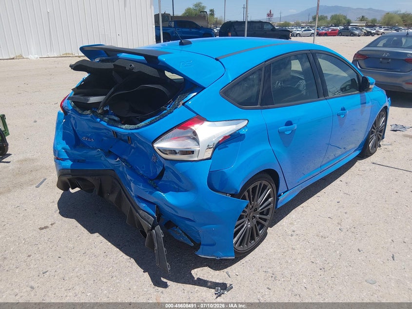 2017 Ford Focus rs VIN WF0DP3THXH4120633 IAAI salvage auction — REAR END, Salvage Title, sold $8,250 on 2026-08-06 (photo 4)