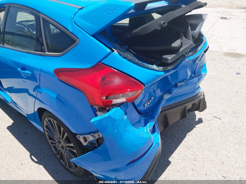 2017 Ford Focus rs VIN WF0DP3THXH4120633 IAAI salvage auction — REAR END, Salvage Title, sold $8,250 on 2026-08-06 (photo 6)
