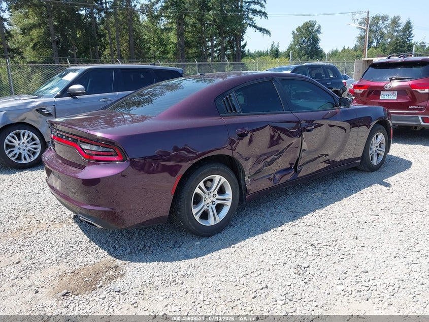2020 Dodge Charger VIN 2C3CDXBG8LH205526 IAAI salvage auction — RIGHT SIDE, Salvage Title, sold $6,100 on 2026-07-30 (photo 4)