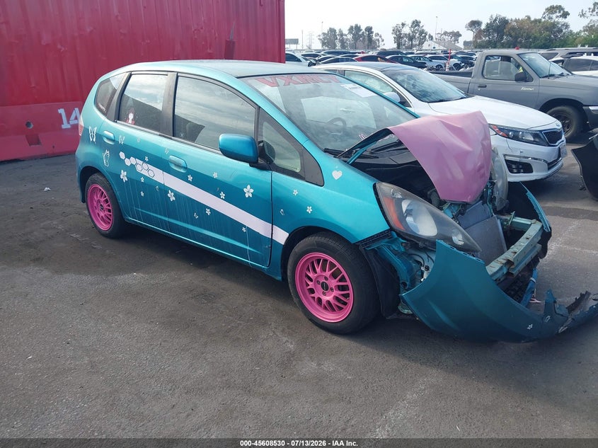 2013 Honda Fit VIN JHMGE8H33DC050066 IAAI salvage auction — NORMAL WEAR, Salvage (California), sold $400 on 2026-07-30 (photo 1)