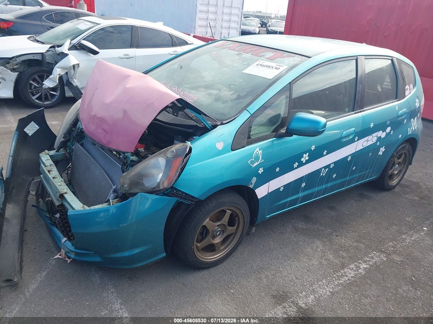 2013 Honda Fit VIN JHMGE8H33DC050066 IAAI salvage auction — NORMAL WEAR, Salvage (California), sold $400 on 2026-07-30 (photo 2)