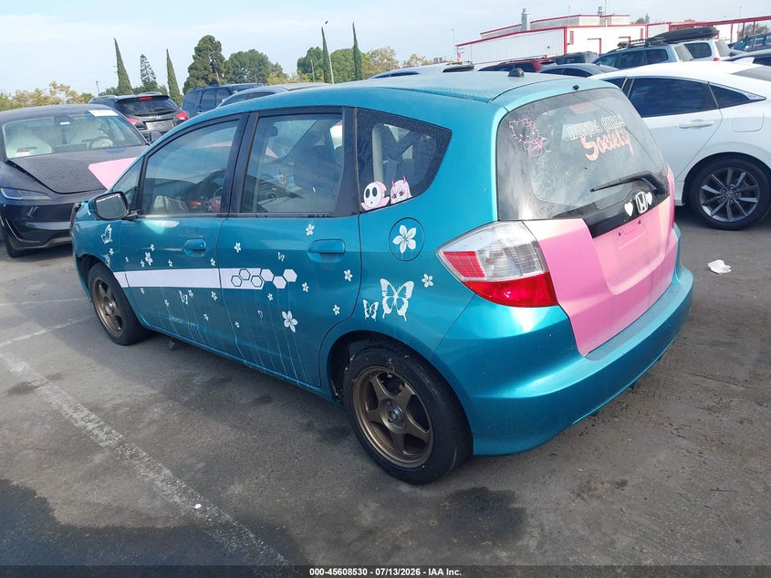 2013 Honda Fit VIN JHMGE8H33DC050066 IAAI salvage auction — NORMAL WEAR, Salvage (California), sold $400 on 2026-07-30 (photo 3)