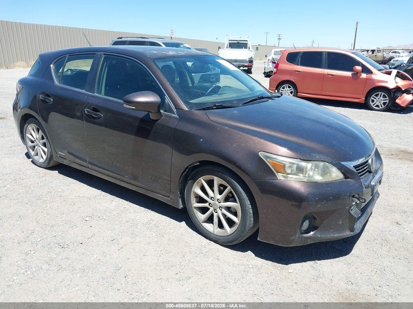 2013 Lexus Ct 200h VIN JTHKD5BH1D2159051 IAAI salvage auction — NORMAL WEAR, Clear (California), sold $2,725 on 2026-07-16 (photo 1)