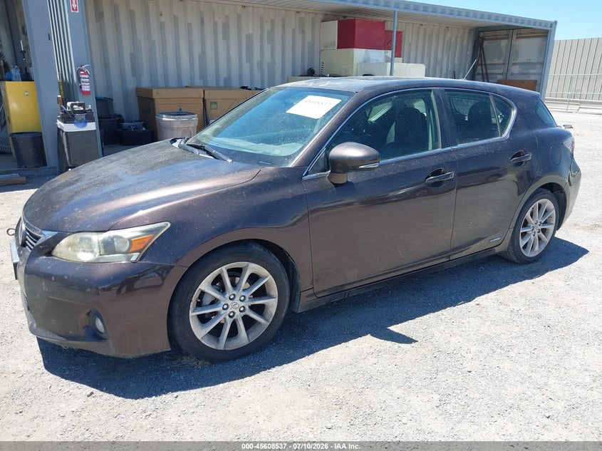 2013 Lexus Ct 200h VIN JTHKD5BH1D2159051 IAAI salvage auction — NORMAL WEAR, Clear (California), sold $2,725 on 2026-07-16 (photo 2)