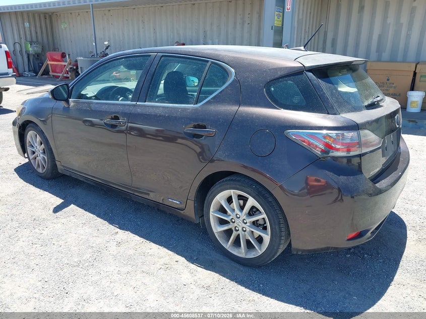 2013 Lexus Ct 200h VIN JTHKD5BH1D2159051 IAAI salvage auction — NORMAL WEAR, Clear (California), sold $2,725 on 2026-07-16 (photo 3)