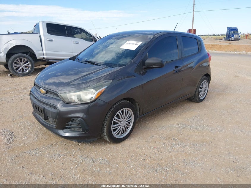 2016 Chevrolet Spark VIN KL8CB6SA7GC627683 IAAI salvage auction — LEFT REAR, Original (Texas), sold $1,625 on 2026-07-24 (photo 2)