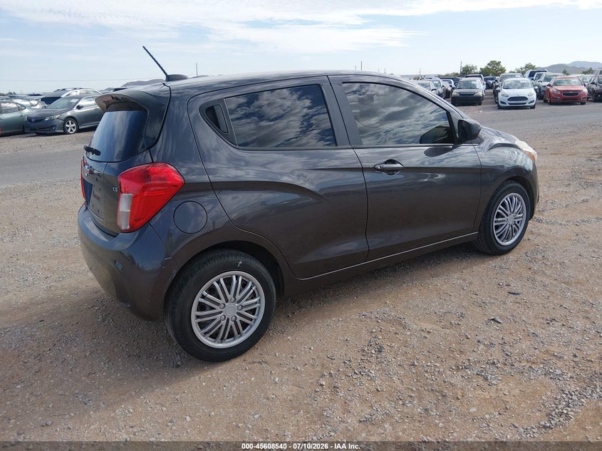 2016 Chevrolet Spark VIN KL8CB6SA7GC627683 IAAI salvage auction — LEFT REAR, Original (Texas), sold $1,625 on 2026-07-24 (photo 4)