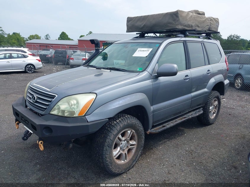 2004 Lexus Gx 470 VIN JTJBT20X840030889 IAAI salvage auction — NORMAL WEAR, Clear (Virginia), sold $1,000 on 2026-07-21 (photo 2)