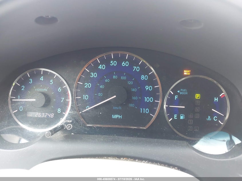 2010 Toyota Sienna VIN 5TDDK4CC8AS028605 IAAI salvage auction — NORMAL WEAR, Clear (Missouri), sold $1,100 on 2026-07-22 (photo 7)