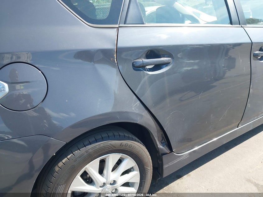 2013 Toyota Prius plug-in VIN JTDKN3DP2D3037798 IAAI salvage auction — SIDE, Clear (Massachusetts), sold $4,850 on 2026-07-16 (photo 6)