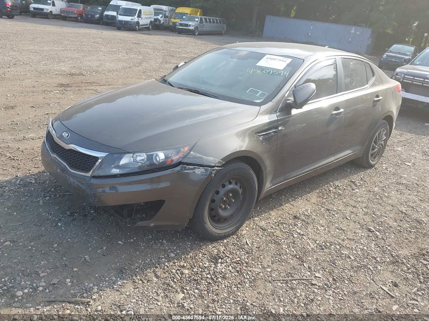 2011 Kia Optima VIN KNAGM4A75B5068514 IAAI salvage auction — SIDE, Mv-907A (New York), sold $25 on 2026-07-28 (photo 2)