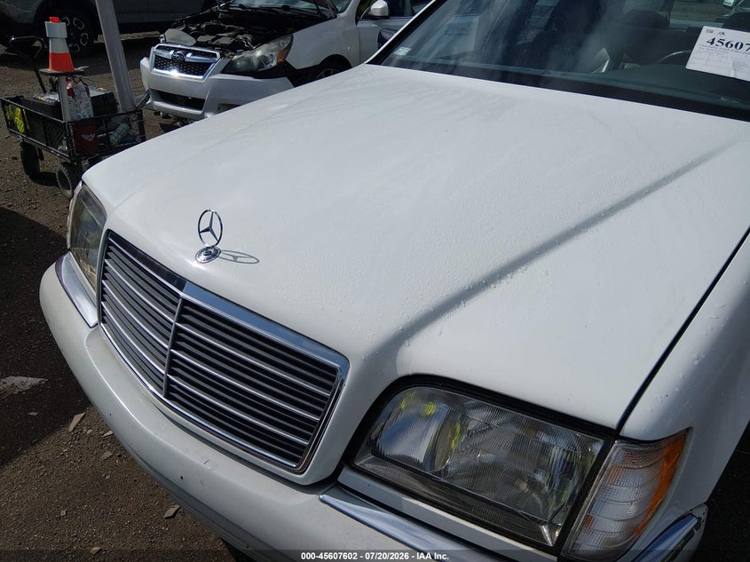 1996 Mercedes-benz S class VIN WDBGA32E2TA289773 IAAI salvage auction — NORMAL WEAR, Clear (Tennessee), sold $25 on 2026-07-29 (photo 6)