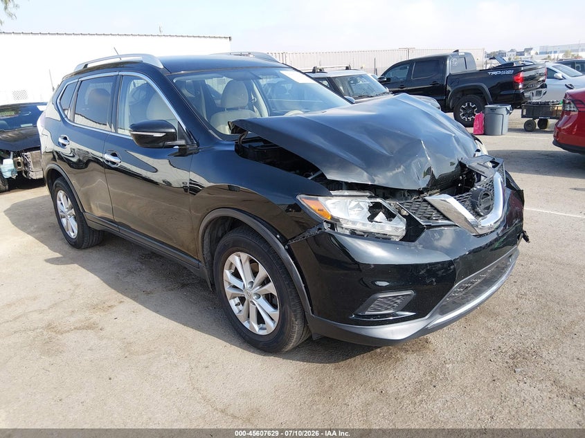 2015 Nissan Rogue VIN KNMAT2MT8FP556021 IAAI salvage auction — FRONT END, Salvage (California), sold $325 on 2026-07-29 (photo 1)