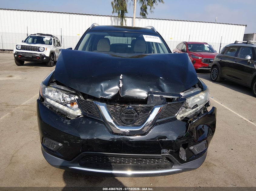 2015 Nissan Rogue VIN KNMAT2MT8FP556021 IAAI salvage auction — FRONT END, Salvage (California), sold $325 on 2026-07-29 (photo 6)
