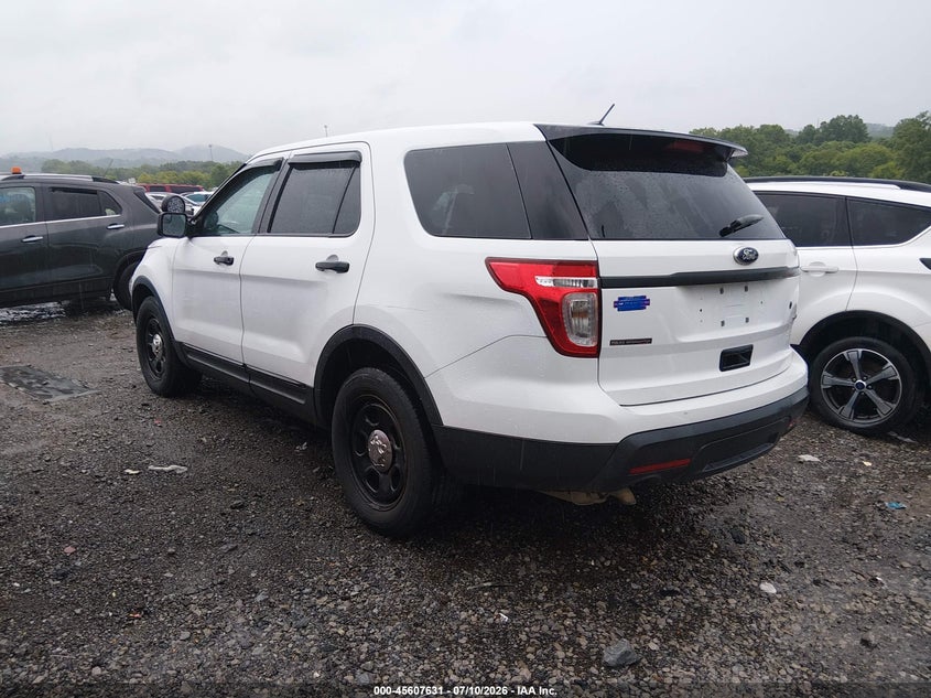 2014 Ford Police interceptor utility VIN 1FM5K8ARXEGA80946 IAAI salvage auction — NORMAL WEAR, Clear (Tennessee), sold $750 on 2026-07-16 (photo 3)