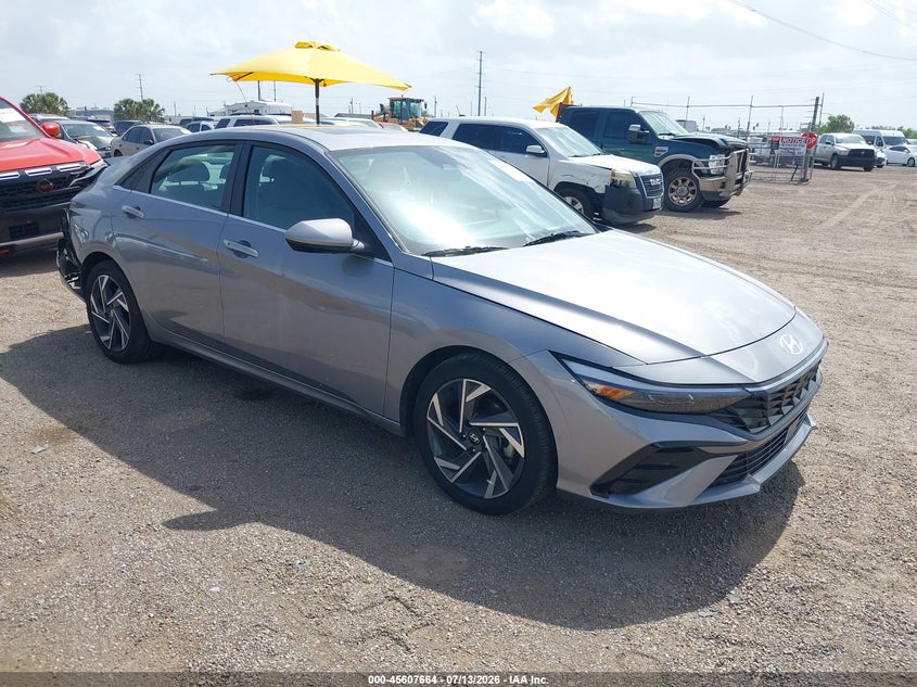 2025 Hyundai Elantra VIN KMHLS4DG9SU921128 IAAI salvage auction — REAR END, Enterprise Vehicles Clear Only (Florida), sold $6,800 on 2026-07-20 (photo 1)