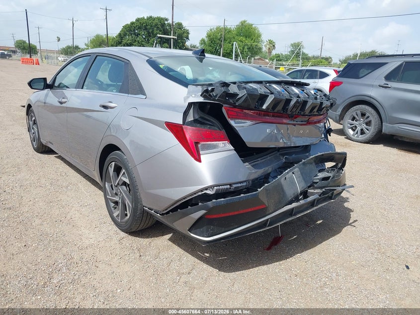 2025 Hyundai Elantra VIN KMHLS4DG9SU921128 IAAI salvage auction — REAR END, Enterprise Vehicles Clear Only (Florida), sold $6,800 on 2026-07-20 (photo 3)